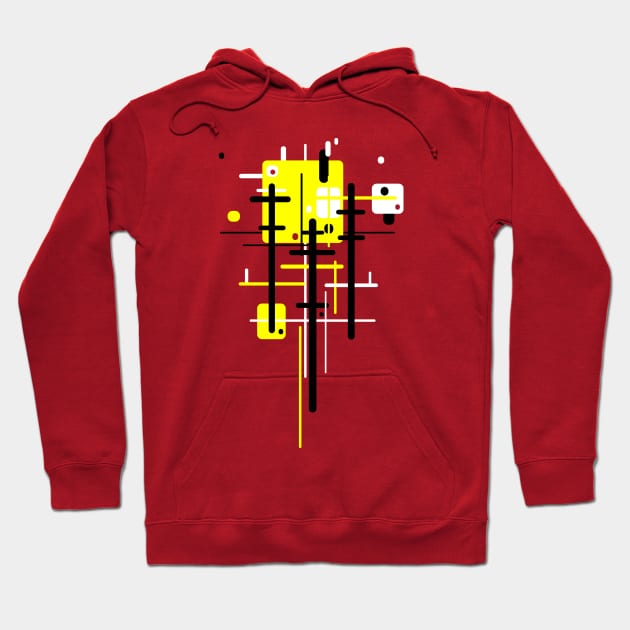 Bauhaus architecture pattern Hoodie by Nikokosmos